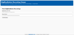 Read more about the article BigBlueButton Recording Viewer